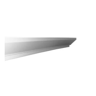 Home Decorators Collection 96 in. x 4.25 in. Crown Molding in Vesper White CMV8-VW