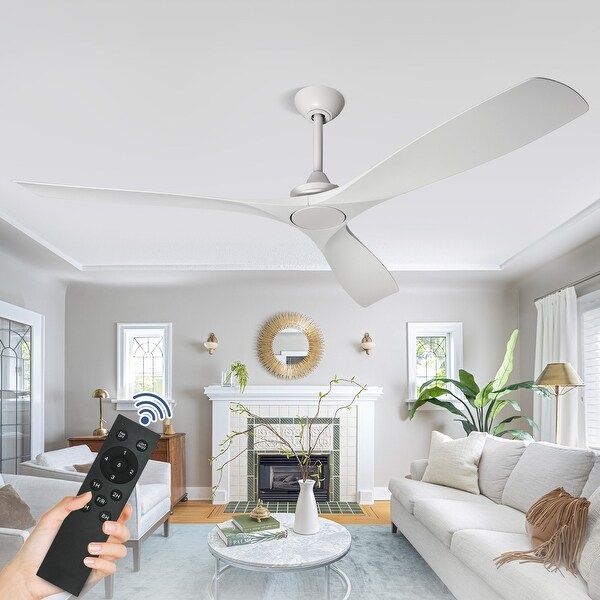 Remote Ceiling Fan 5 Speeds Flush Mounted Shopping - The Best Deals on Ceiling Fans | 41708525