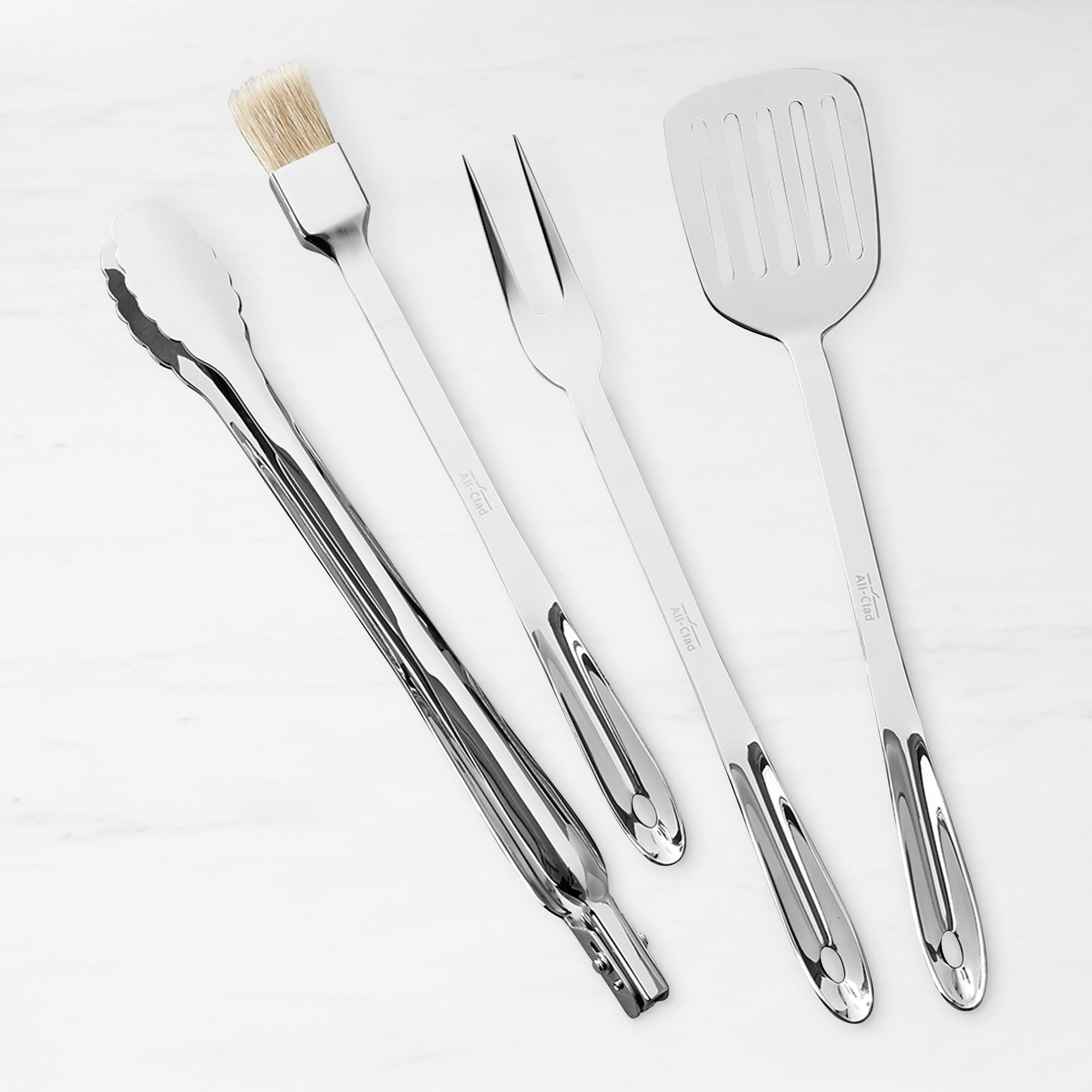 All-Clad BBQ Tool Set， 4 PCS