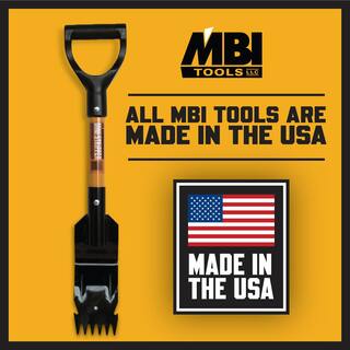MBI 24 in. Mini Shingle Stripper Roof Shovel - Made In USA MBIMS