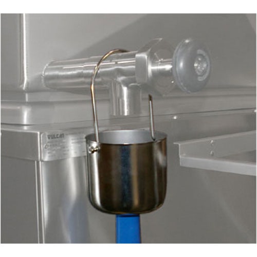 Catch Can with Bail Handle and Drain Hose for Draw-Off Valve