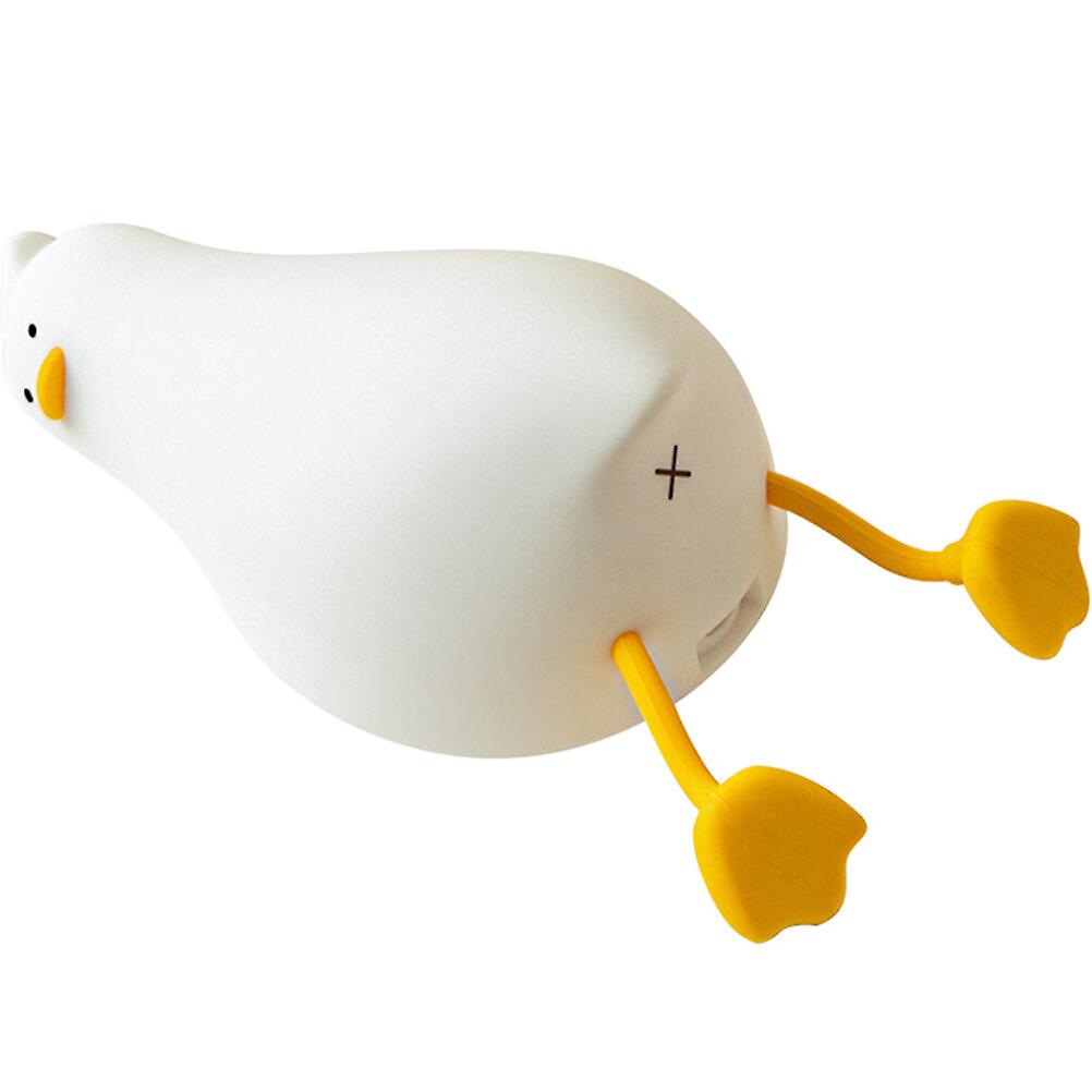 Silicone Night Light Cartoon Duck Bedside Nightlight Kids Baby Room Night Lamp