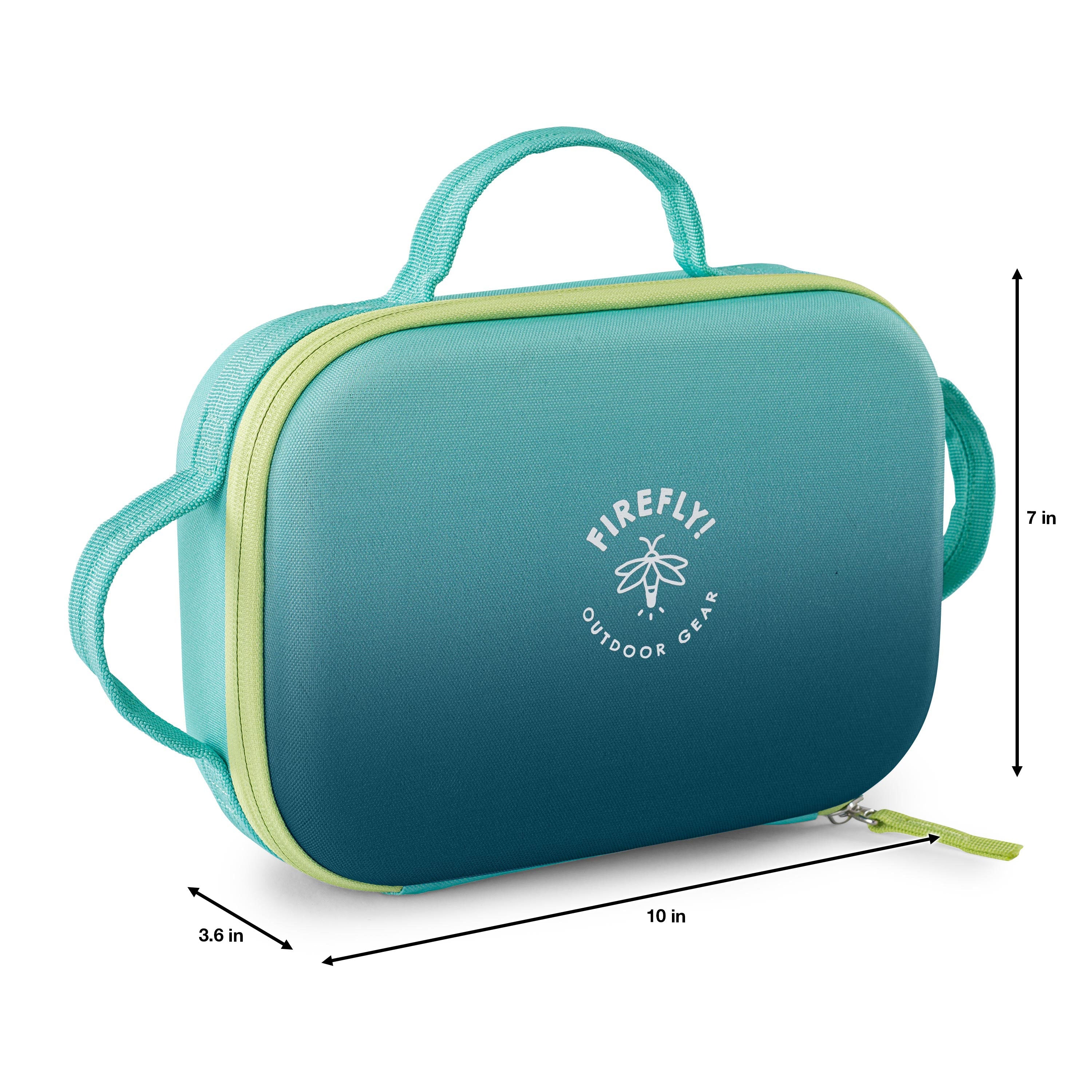 Firefly! Outdoor Gear Youth Insulated Lunch Box - Blue/Green, Unisex