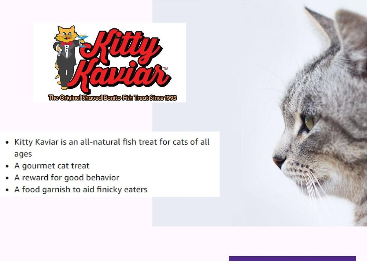 Pet Healthy Brands Kitty Kaviar 100% Dried Bonito Fish Cat Treats