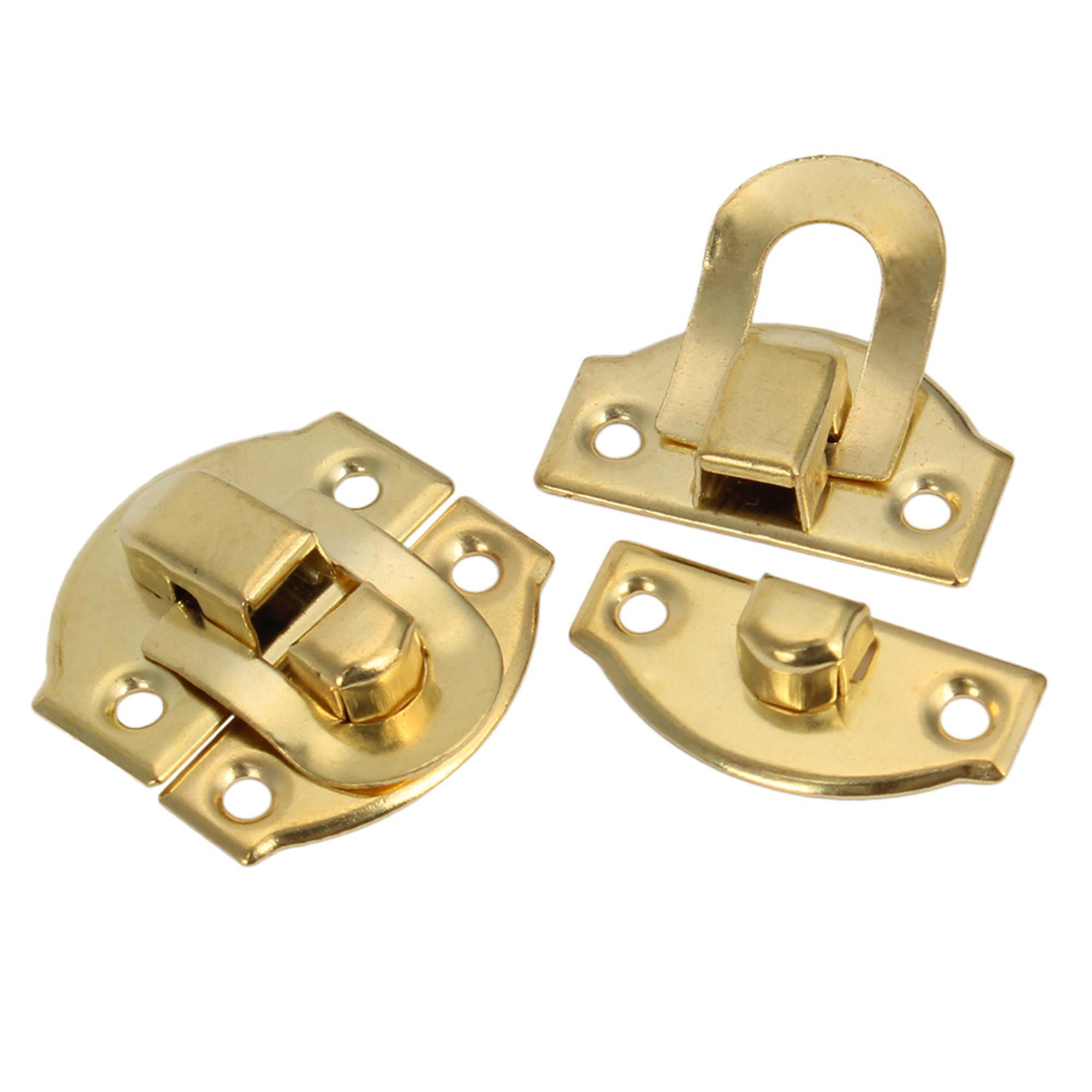 Mini Decorative Buckle Shackle Lock Padlock Hasp Jewelry Box