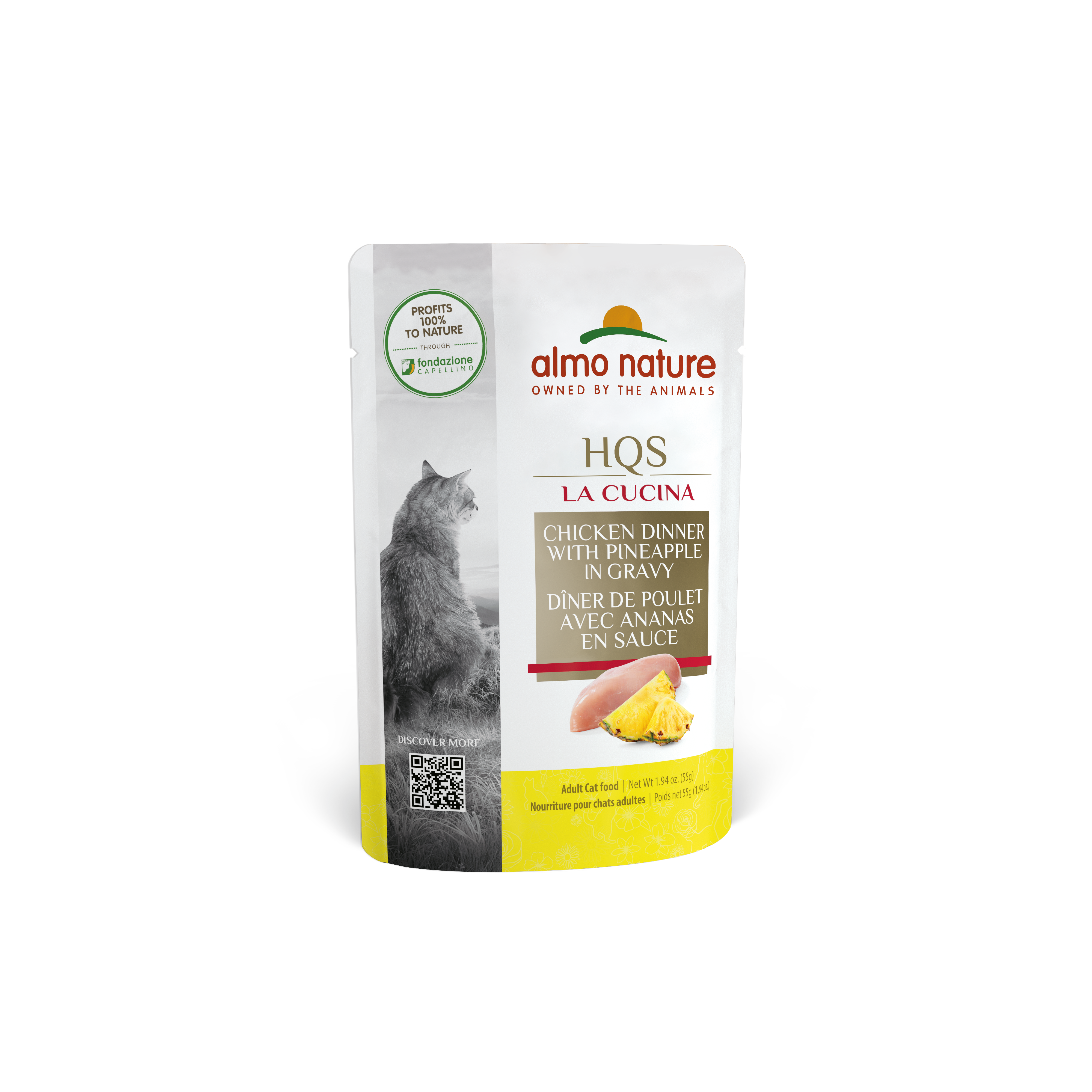 Almo Nature La Cucina Chicken  Pineapple Cat Food Pouch