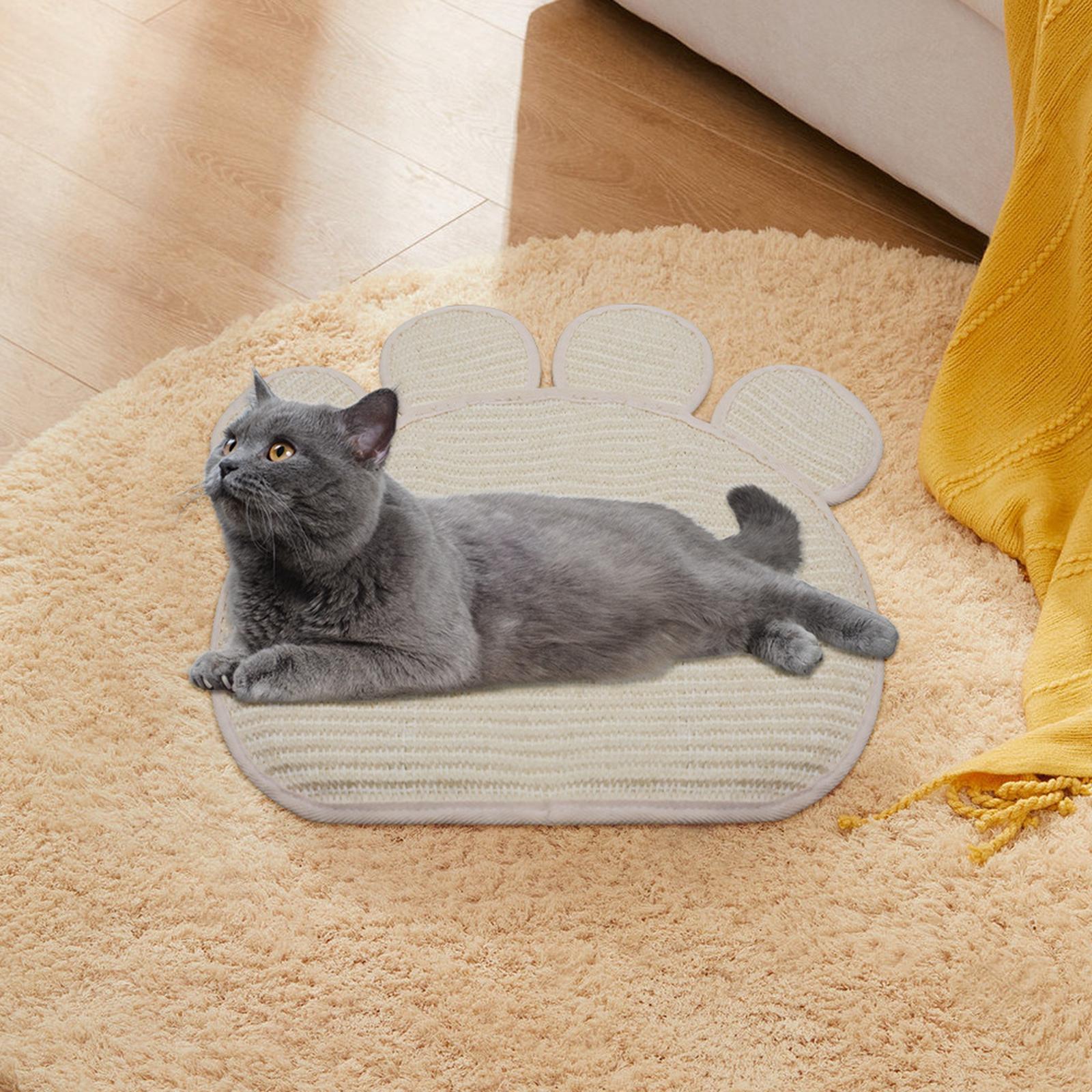 Cat Scratcher Mat Grinding Claws Horizontal Protecting Kitty Scratching Pad Furniture Protector Cat Scratch for Wall Couch Chair