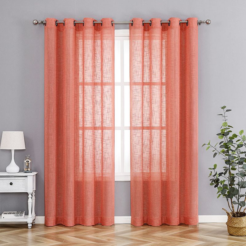 Tranquility 1-panel Window Curtain