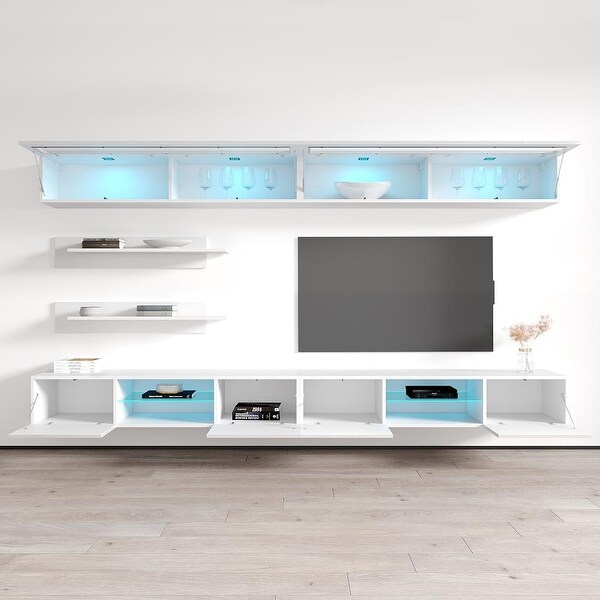 Fly I2 33TV Wall Mounted Floating Modern Entertainment Center