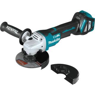 Makita 18V Brushless 4-12 in.  5 in. Cordless Paddle Switch Cut-OffAngle Grinder with Electric Brake (Tool Only) XAG20Z