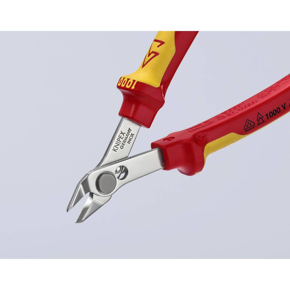 KNIPEX 5 in. Electronics Super Knips with Insulated Handles 78 06 125