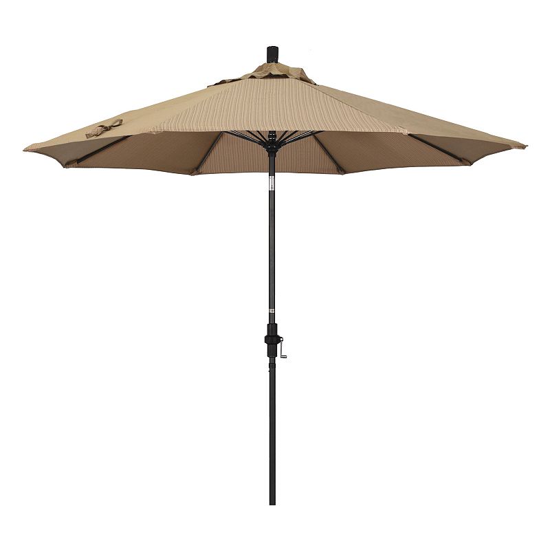 California Umbrella 9-ft. Sun Master Black Finish Patio Umbrella