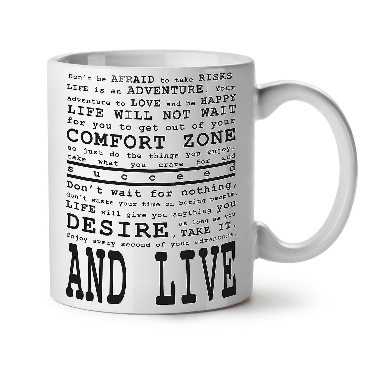 Quote Motivate NEW White Tea Coffee Ceramic Mug 11 oz | Wellcoda