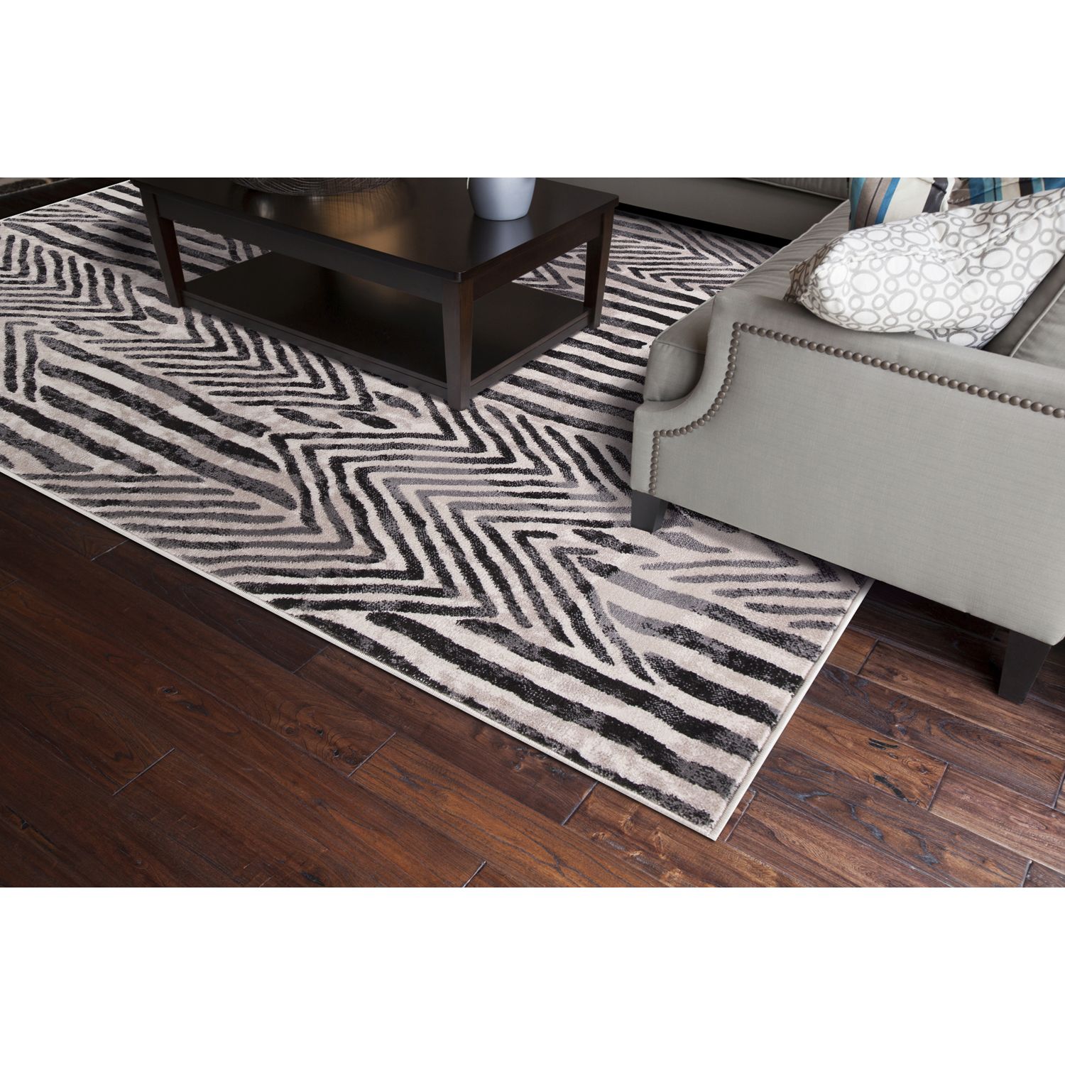 Concord Global Lara Dancing Stripes Rug