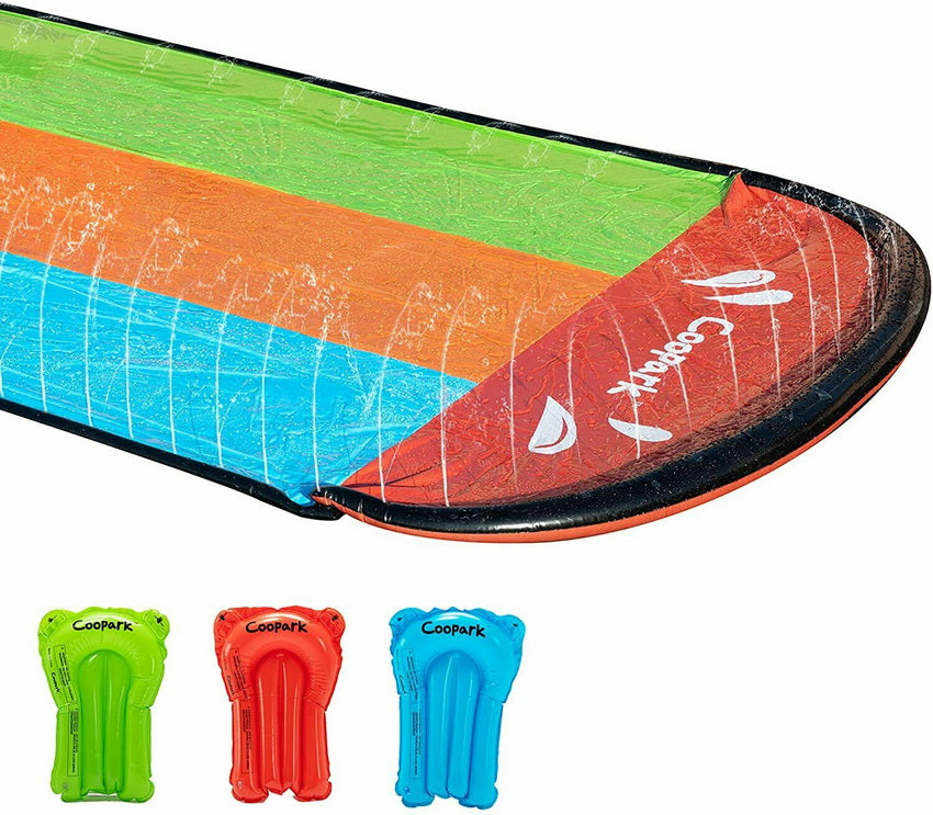 16' Slip and Slide Water Slide for Kids and Adults Inflatable Slide Surf Ride TY18