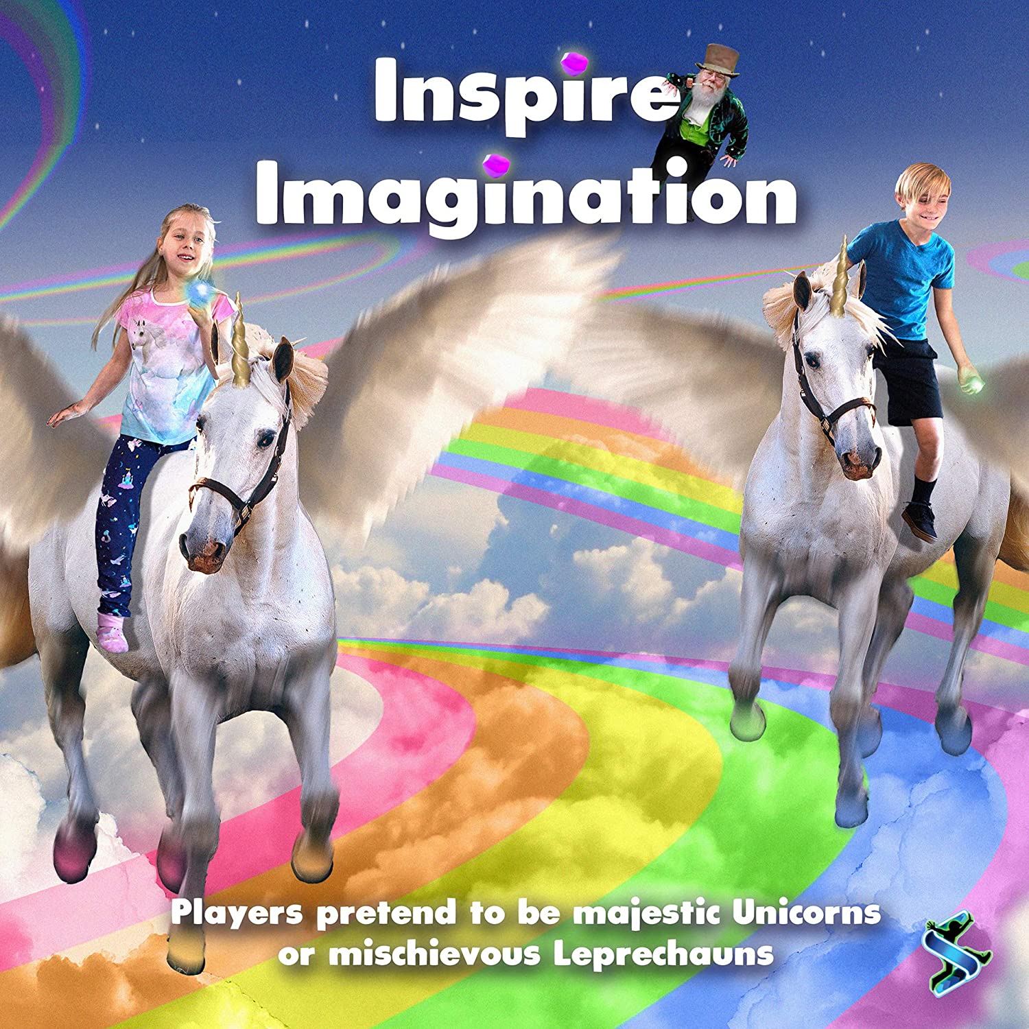 Protectors of The Rainbow: A Glow-in-the-Dark Unicorn Game - Part Hide and Go Seek Game， Part Fantasy Toy - Great for Birthdays， Playing at Home and Scavenger Hunts