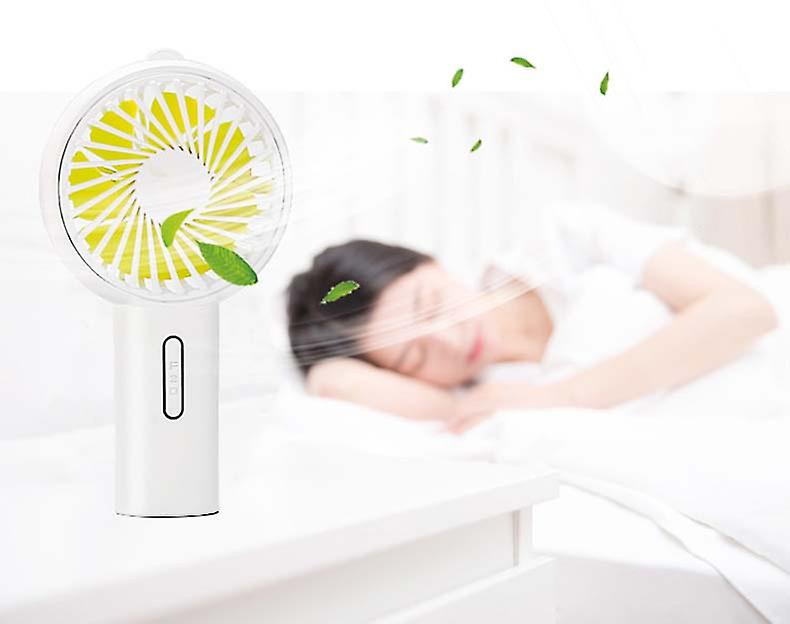 Lady Handheld Fan， Rechargeable Small Personal Fan With 3 Speeds Setting， Powerful Quiet Pull-out Portable Fan-pink