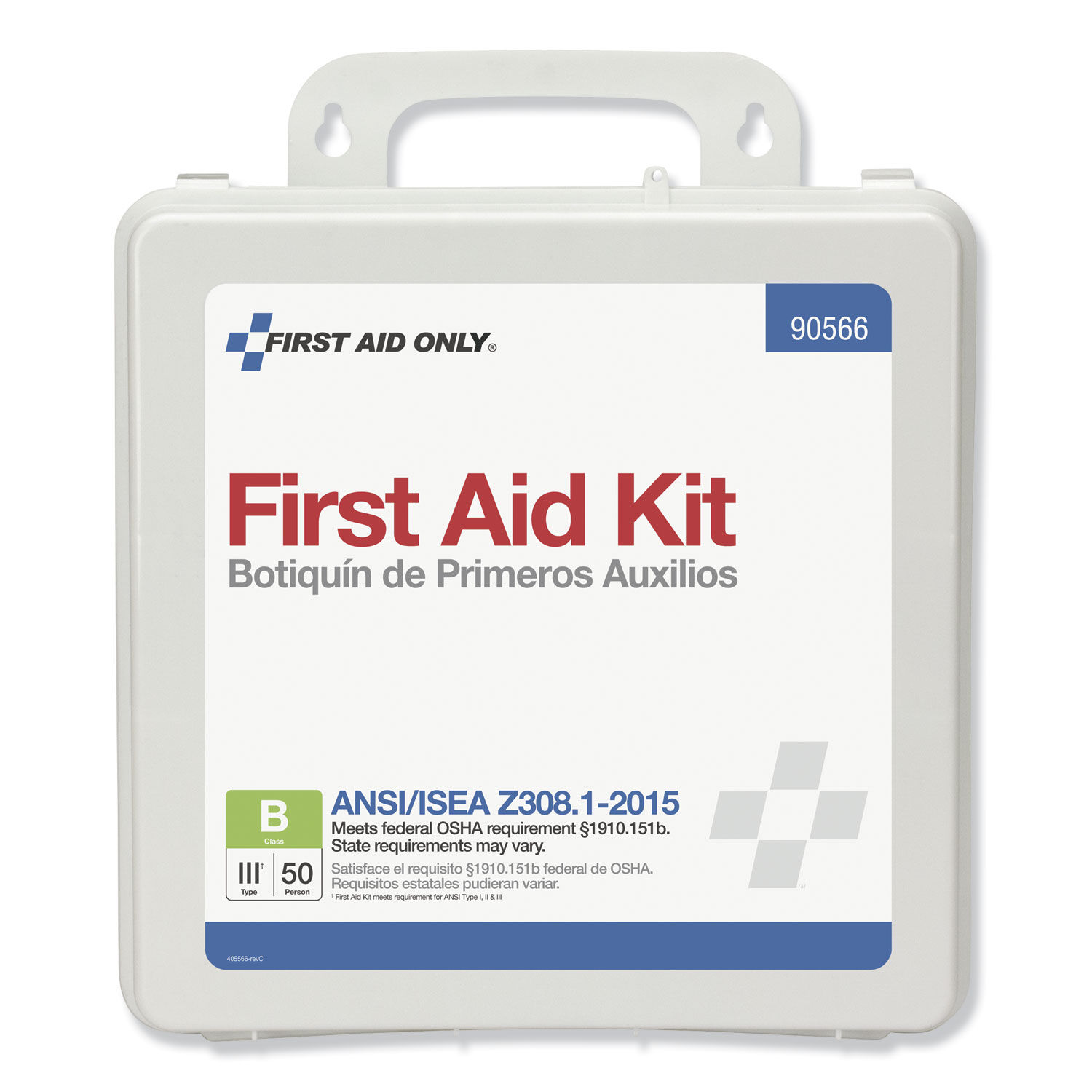 Bulk ANSI 2015 Compliant Class B Type III First Aid Kit for 50 People by First Aid Onlyandtrade; FAO90566