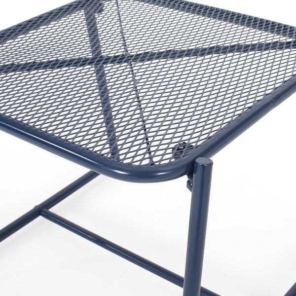 Bucknell Outdoor Iron Metal Mesh Side Table by Christopher Knight Home