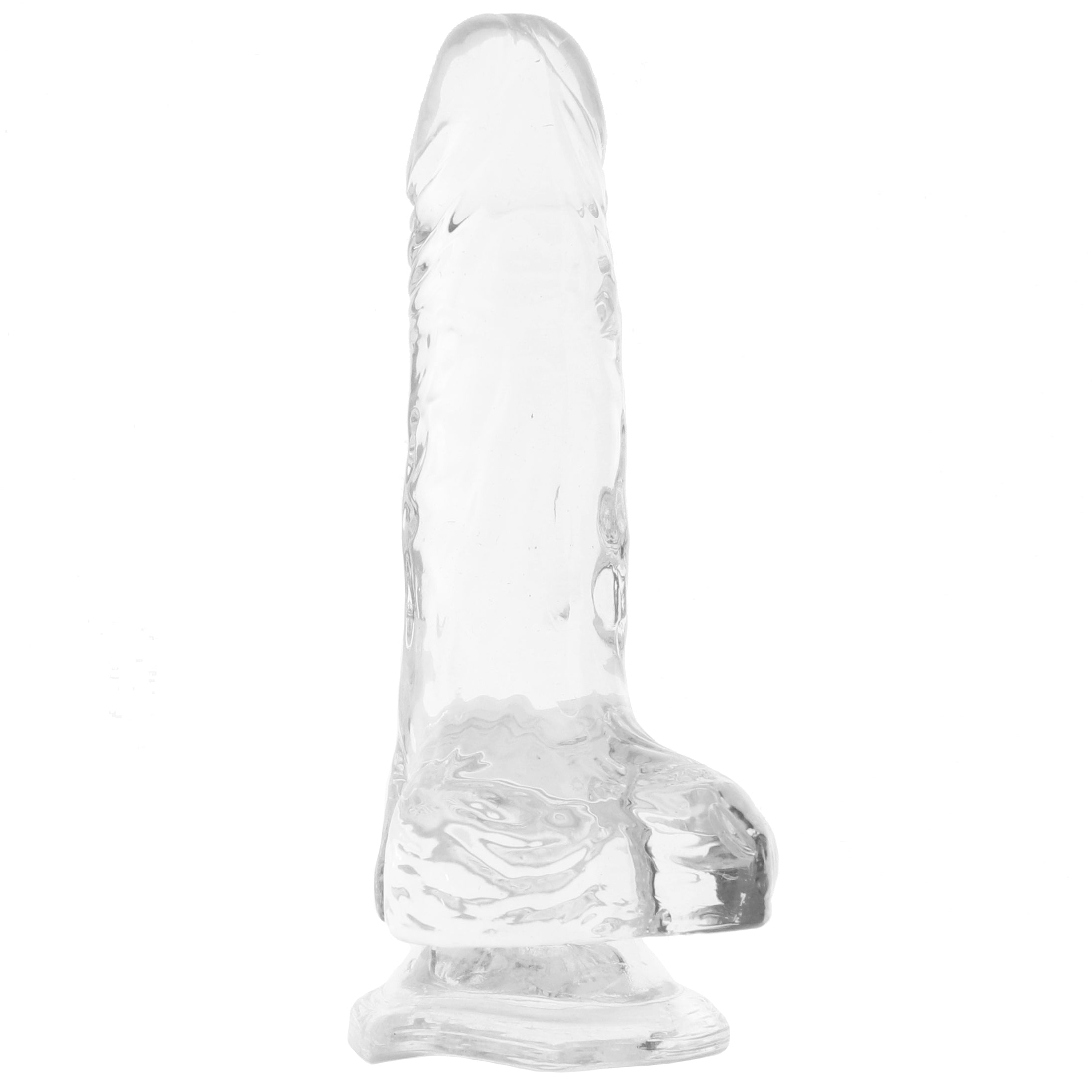 King Cock 4 Inch Ballsy Dildo in Clear