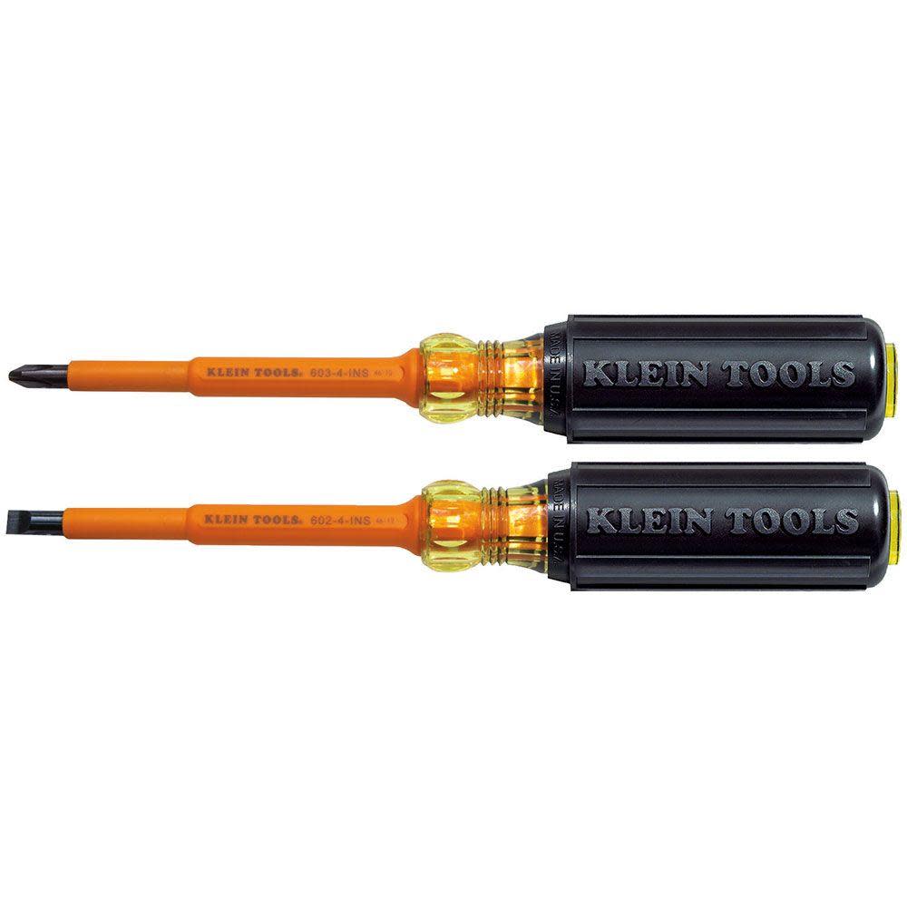 2pc 4In Insulated Screwdriver Set