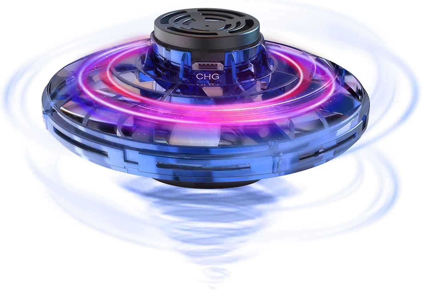 Flight Turntable， Manually Operated Drone For Children Or Adults， Mini Flying Ball Toy With 360  Rotation And Led Light， Convenient For Manual Control