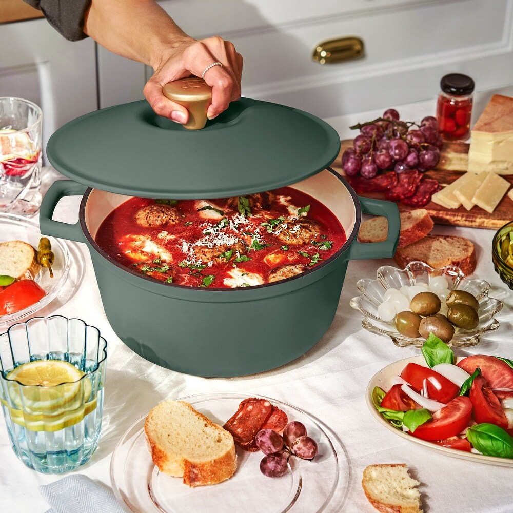 5 Quart Cast Iron Round Dutch Oven