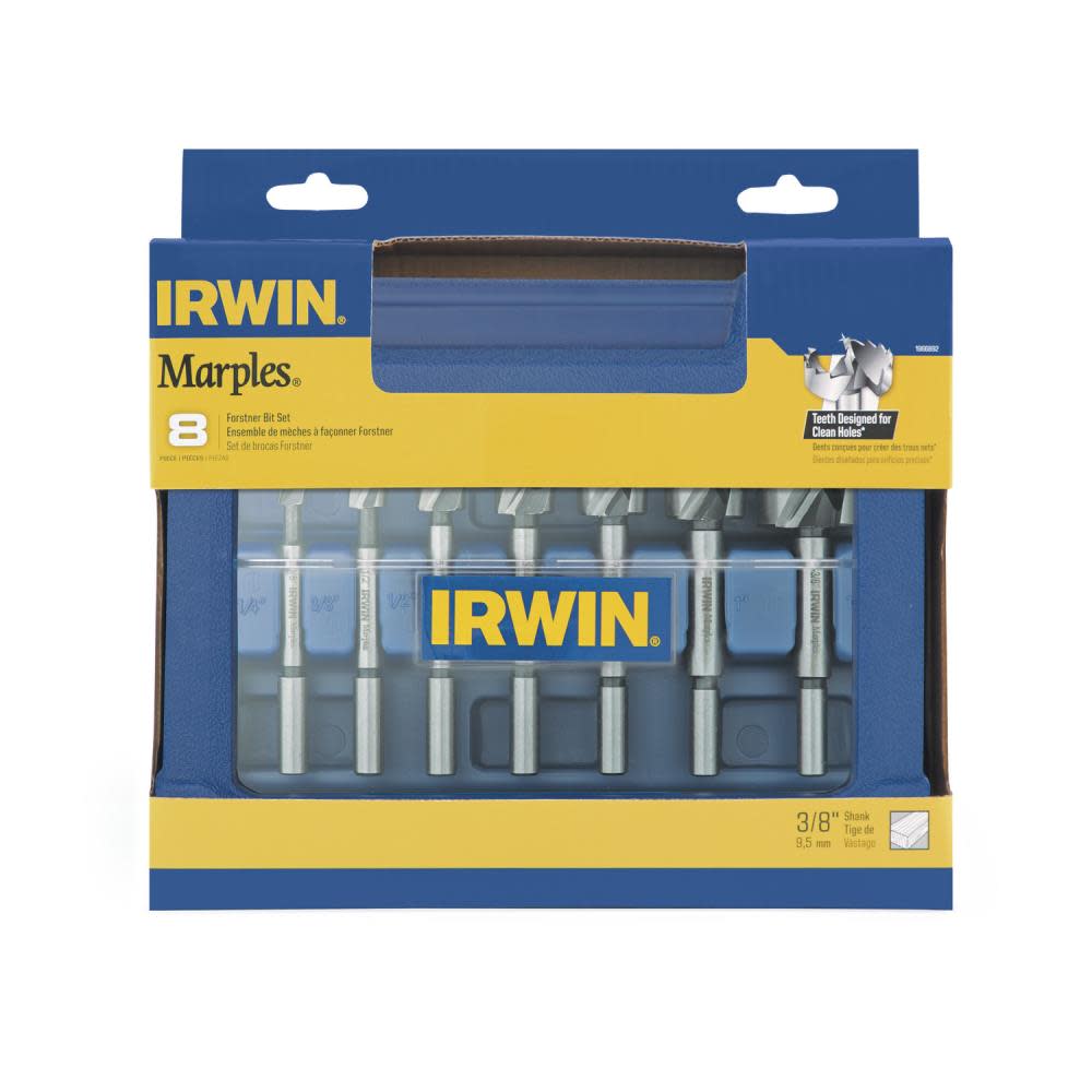 IRWIN Marples Forstner Bit Set 8pc