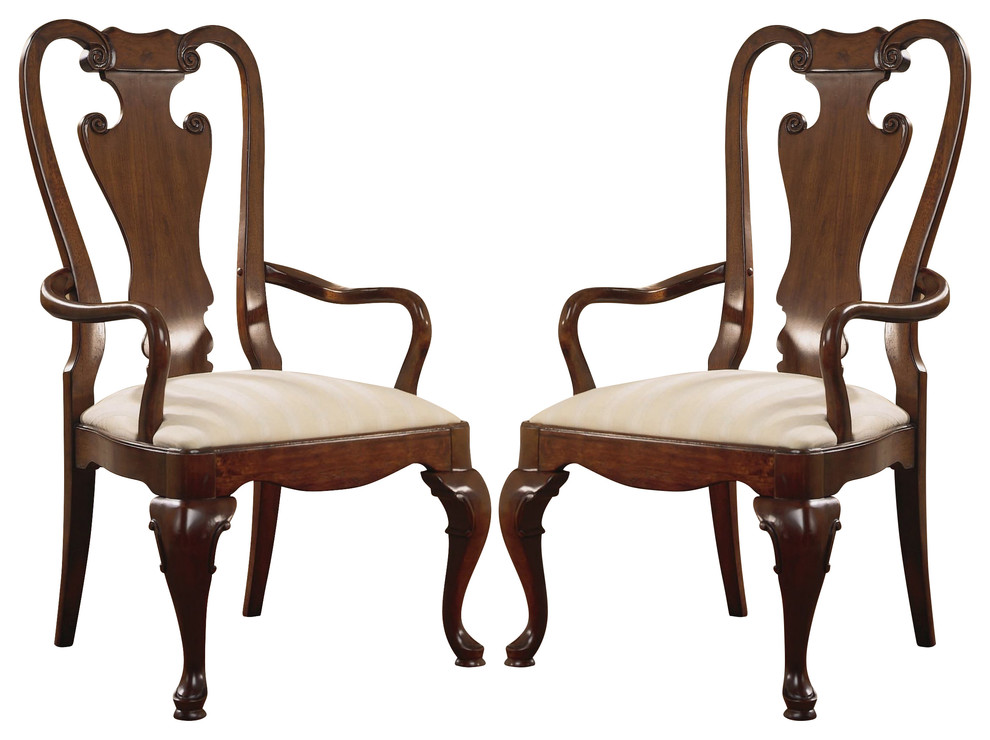 Emma Mason Signature Metropolitan Grove Splat Back Arm Chair (Set of 2)   Traditional   Dining Chairs   by Emma Mason  Houzz