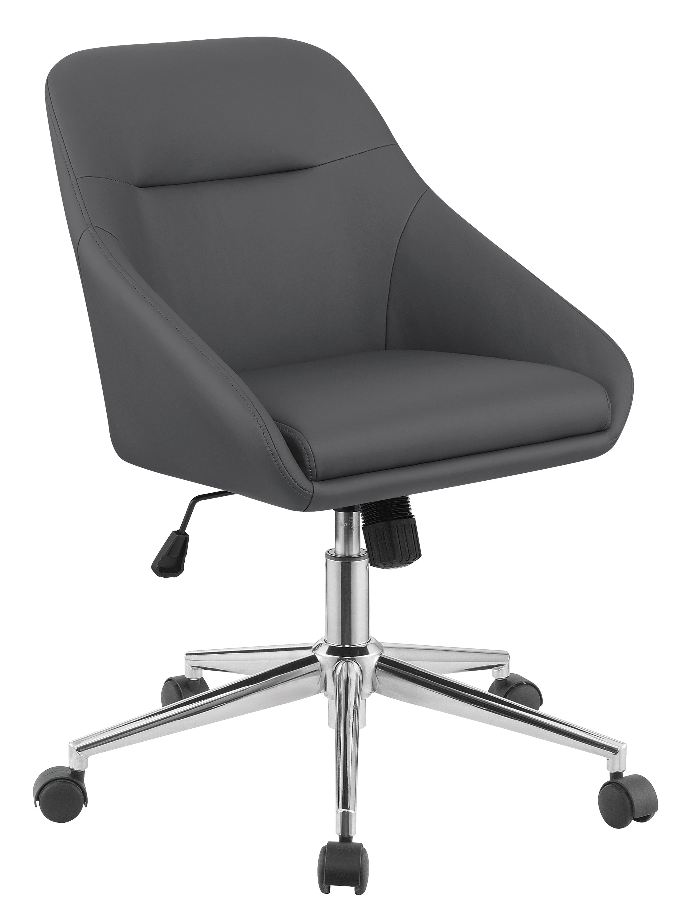 Jackman Upholstered Adjustable Home Office Desk Chair Grey- 801422