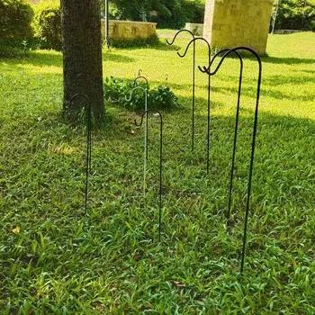 JH Mech Factory Best Supply New Hot Sale Free Standing Shepherd Hook Solar Light Garden Stake