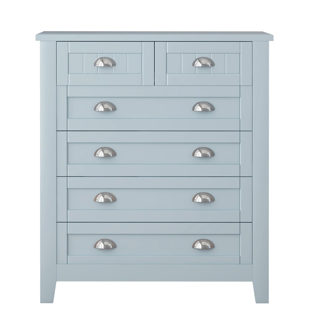 Drawer Cabinet Bar Cabinet  Storage Cabinet with Retro Shell shaped Handle