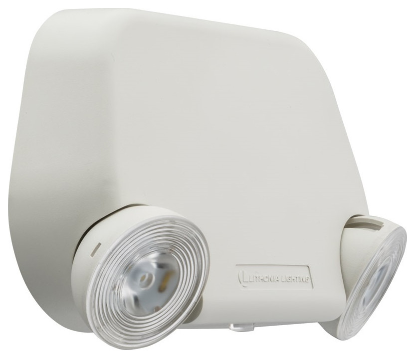 Lithonia Lighting 263X1T LED Emergency Light  White  120 volt   Contemporary   Outdoor Flood And Spot Lights   by Life and Home  Houzz