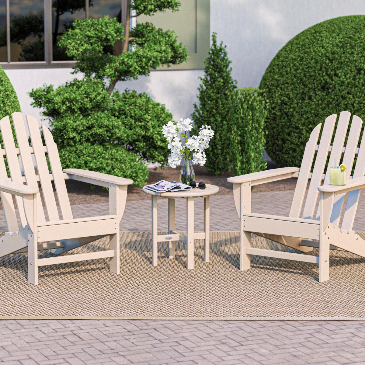 POLYWOOD Classic Adirondack 3-Piece Set