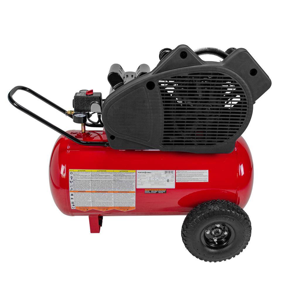 Porter-Cable 20 Gal. Horizontal Portable Air Compressor PXCMPC1682066