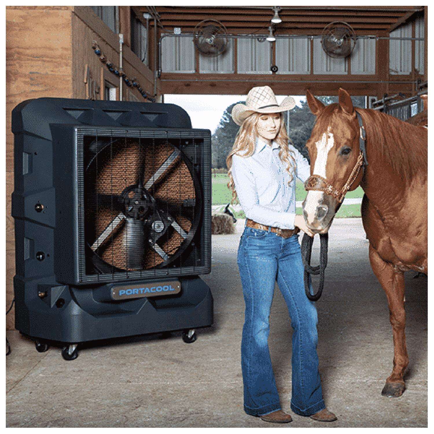 Portacool Cyclone 2100 sq ft Portable Evaporative Cooler 2000 CFM