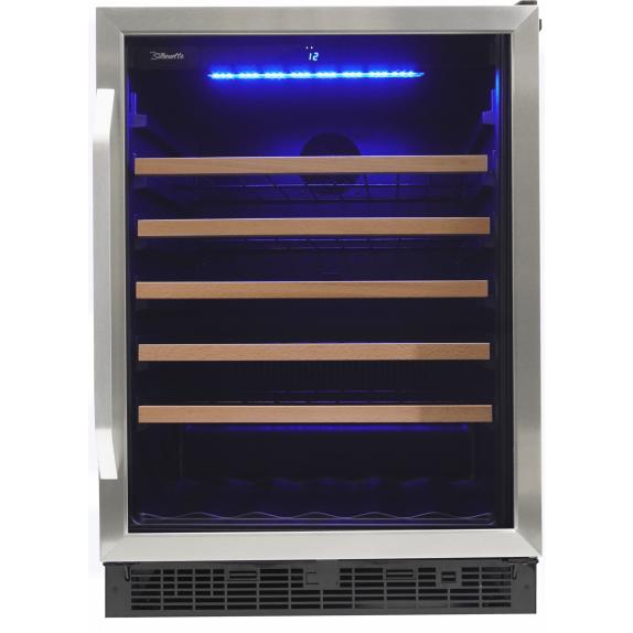 Silhouette 50-Bottle Stilton Series Wine Cellar with Digital Display SWC057D1BSS