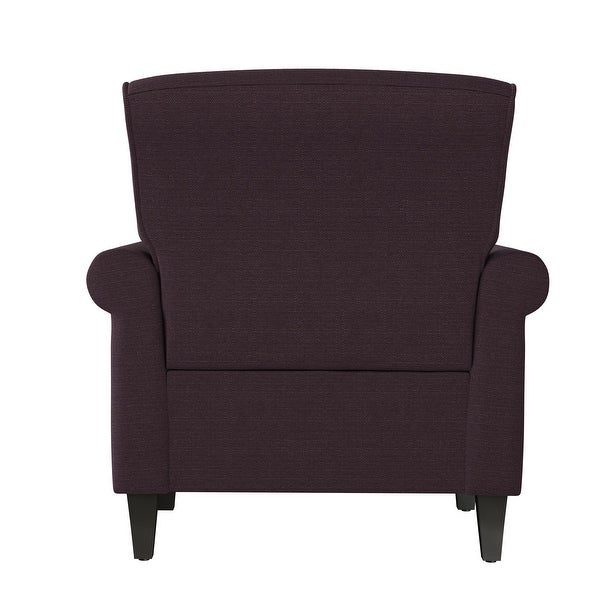 Copper Grove Herve Amethyst Purple Linen Arm Chair