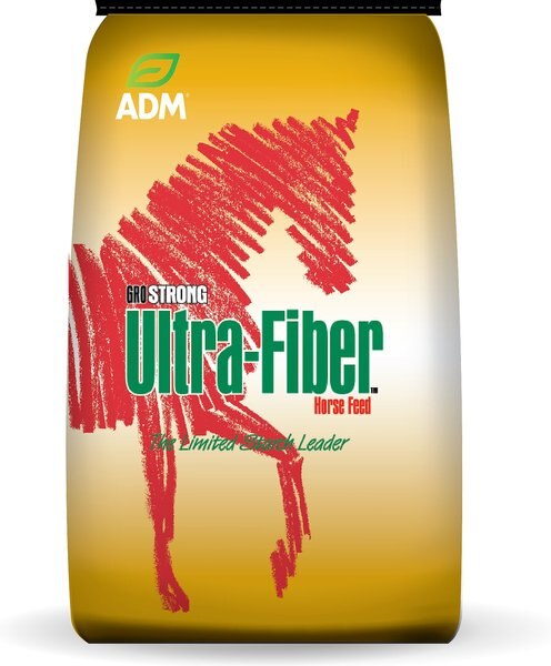 ADM GroSTRONG Ultra-Fiber Horse Feed， 50-lb bag