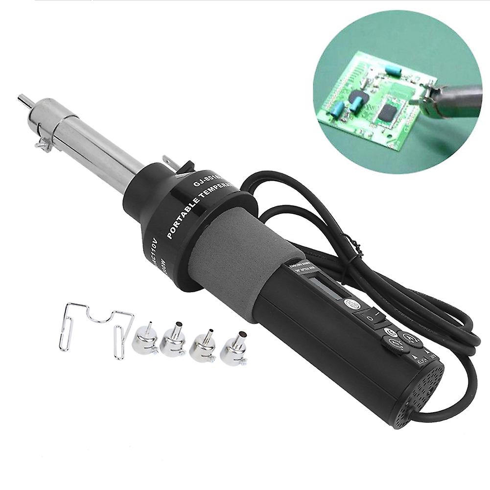 Hot Air Gun Soldering Station Industrial Electric Digital Display Thermostat Diy Equipment Us Plug Ac 110v