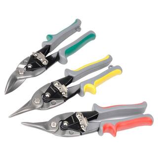 Anvil Straight Left and Right Cut Aviation Snip Set (3-Piece) ANVIL3PCSNIP