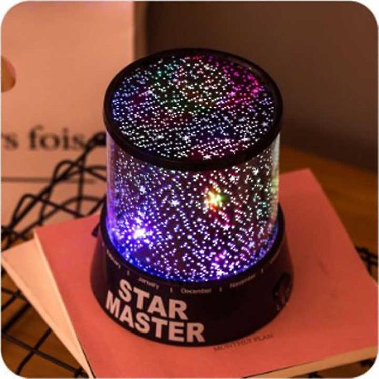 Novelty Creative Gift Romantic Star Projection Lamp Led Brightened Version Of The Music Rotating Night Light-cupid