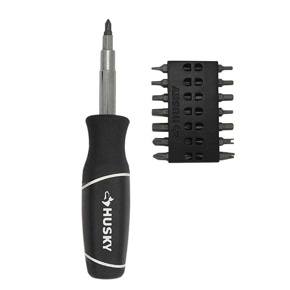 Husky Multi-Bit Screwdriver with 37 Tips 232360180