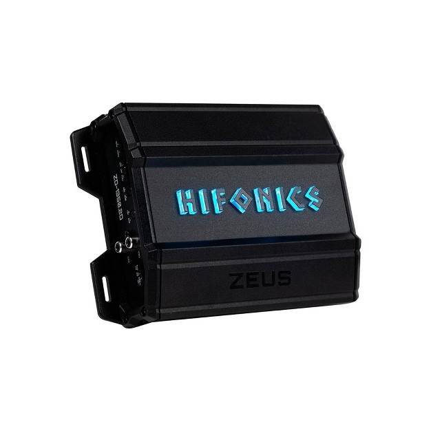 Hifonics Zeus Delta 1 350 Watt Compact 2 Channel Nickel Plated Mobile Car Audio Amplifier With Auto Turn On Feature Zd 1350 2d Black