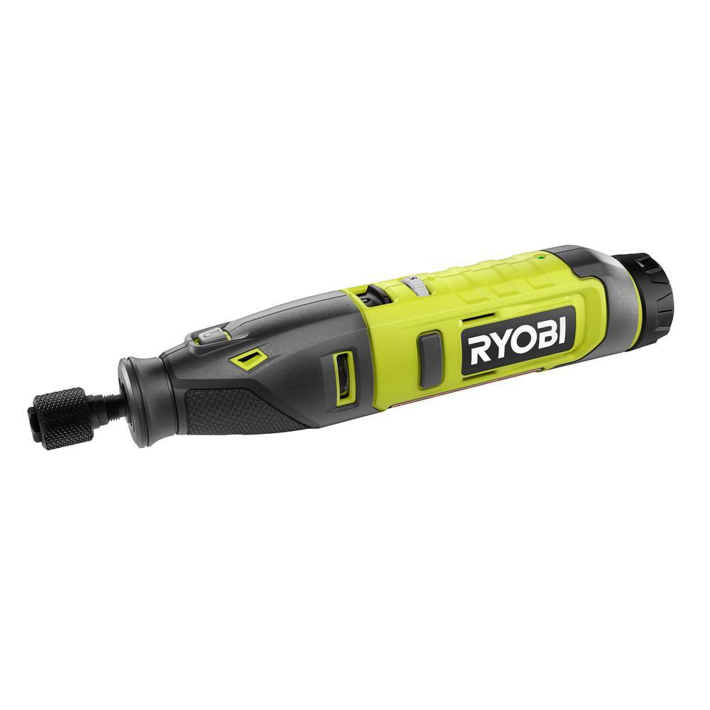 RYOBI USB Lithium Rotary Tool Kit with Extra USB Lithium 2.0 Ah Rechargeable Batteries (2-Pack) FVM51K-FVB201