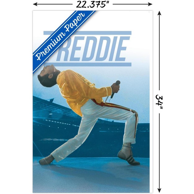 Trends International Queen Freddie Mercury Live Unframed Wall Poster Prints