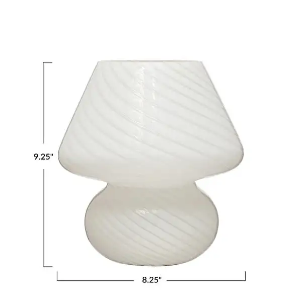 Blown Glass Table Lamp - 8.3