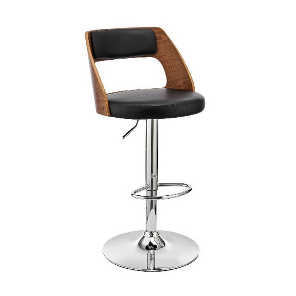 Benjara BM270024 Adjustable Barstool with Open Des...