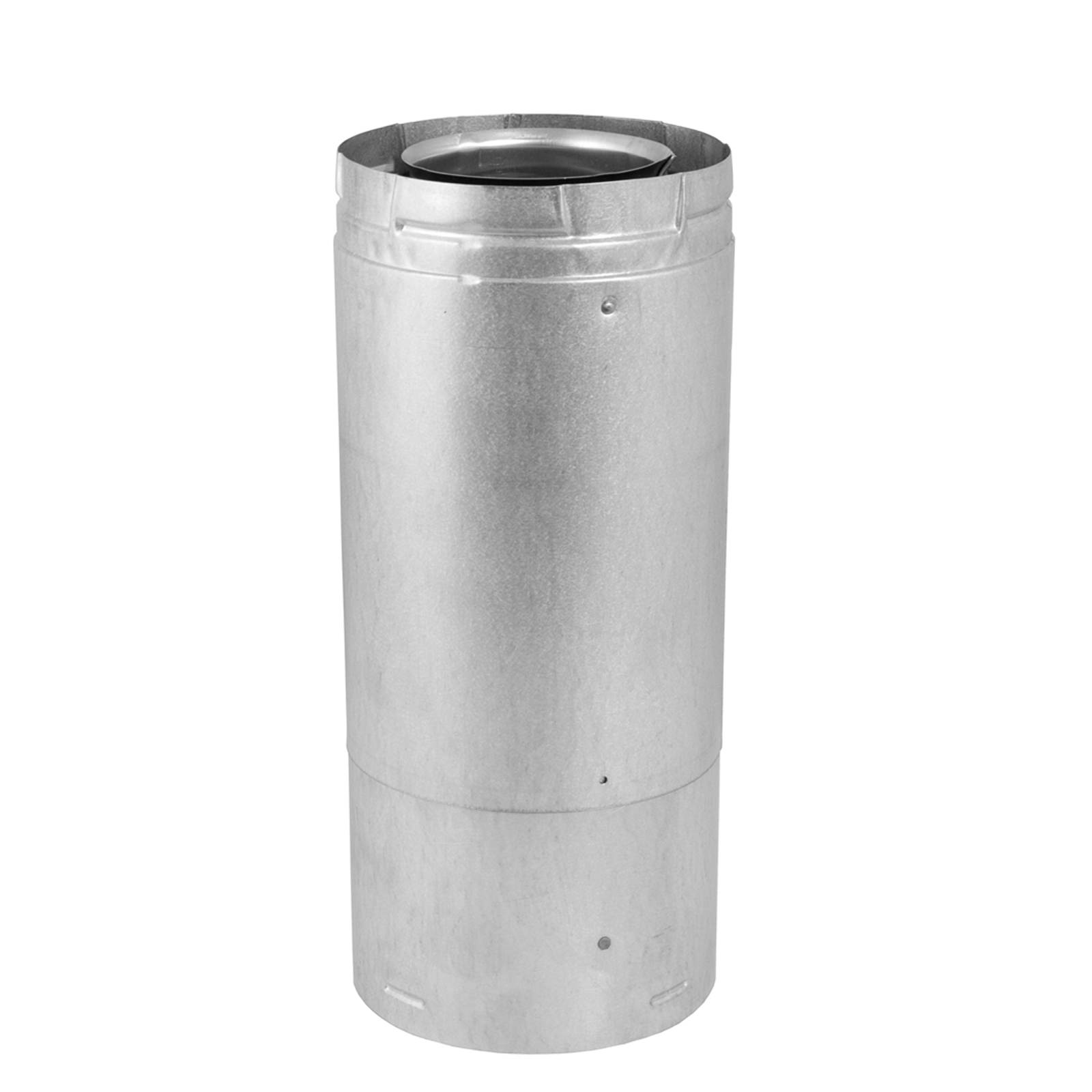 DuraVent DirectVent Pro 11-14 5/8 Inch Adjustable Pipe Length - Galvanized Direct Vent Pipe For Gas Fireplaces & Gas Stoves - 58DVA-17TA
