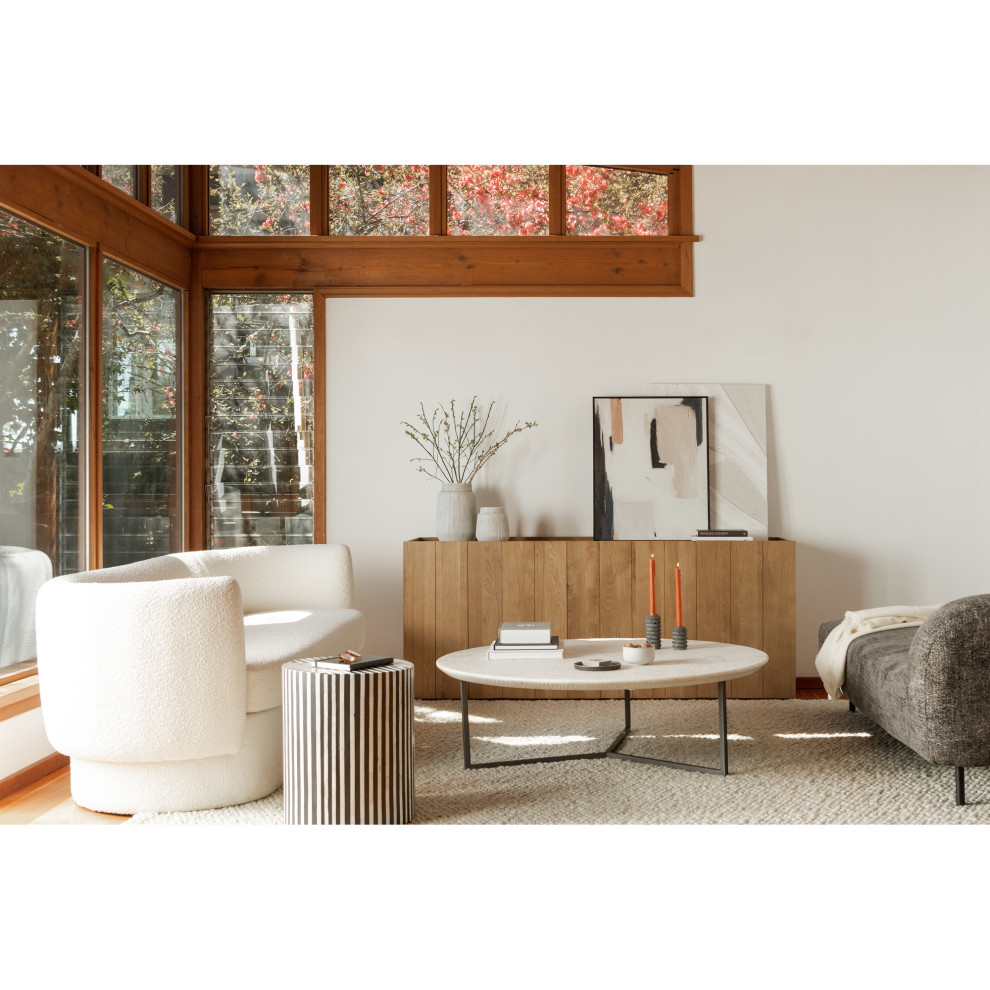 Chameau Side Table   Contemporary   Coffee And Accent Tables   by PARMA HOME  Houzz